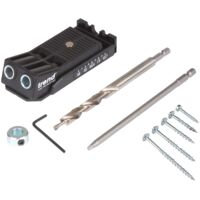 Portable TREND Twin Pocket Hole Jig with Adjustable Settings for Versatile Woodworking Projects