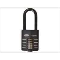 Squire CP60/2.5 Combination Padlock 5-Wheel 60mm Extra Long Shackle 63mm HSQCP6025