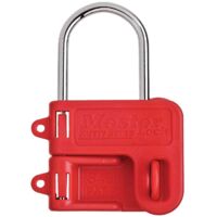 Master Lock S430 Two-Padlock Lockout Hasp with 4mm Shackle - Heavy-Duty Lockout Tagout Security Device