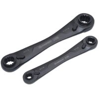 Crescent X6 Set of 2 Metric Box-End Wrenches with Black Oxide Finish (8-10-12-13-14-15-17-19 mm)