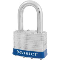 Master Lock Laminated Steel 51mm Padlock with 4-Pin Keyed Alike, 38mm Shackle, Model 5KALF-A118