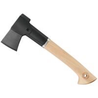 Fiskars Norden Universal Axe N7 – Outdoor Camping Axe with Carbon Steel Blade, Hickory Handle, FiberComp Plastic, Black