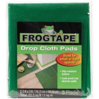 Shurtape FrogTape Drop Cloth Pads Pack of 3 – Premium Painter's Drop Cloth Accessories