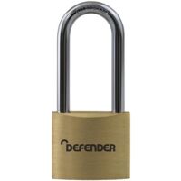 DEFENDER DFBP4/2.5 Brass Padlock Long Shackle 40mm DEFBP4LS