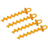 Roughneck Heavy-Duty Screw-in Ground Anchor Set, 4 Piece