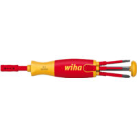 Wiha Screwdriver with bit magazine LiftUp electric TORX® with 6 slimBits (41158)