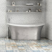 Luxury Freestanding Bathtub 1695x750 - Silver