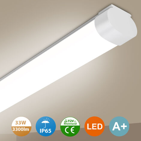 LED Feuchtraumlampe Keller Garage Deckenlampe Wannenleuchte 30-120cm Röhre Tube 