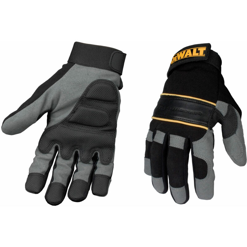 DEWALT DPG33L Power Tool Gel Gloves Black Grey