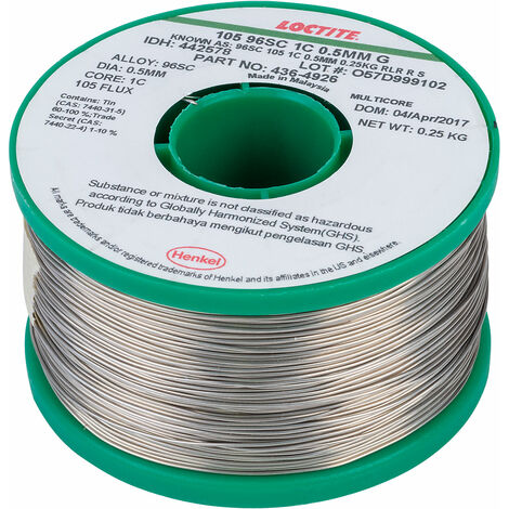 Solder Sn95.5Ag3.8Cu0.7 Silver Soldering Wire 1mm Flüssmittel 2/% Lead-Free