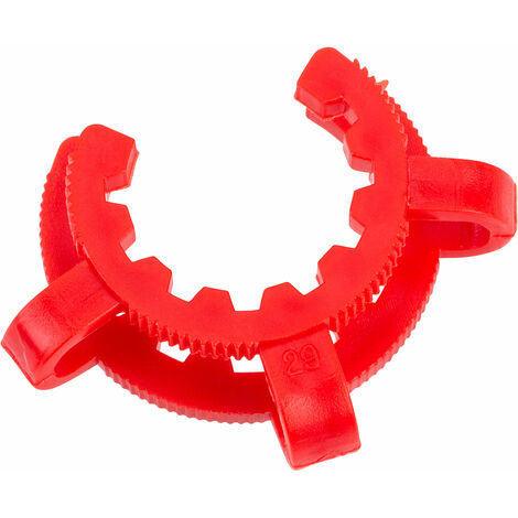 Glassco Plastic Joint Clip, B29, Red Pack of 10
