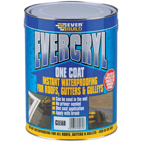 Everbuild EVCCL01 EVERCRYL® One Coat Clear 1kg