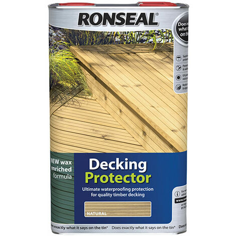 Ronseal 36434 Decking Protector Natural 5 litre