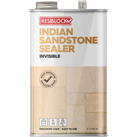 Everbuild RBINDINV5 Resiblock Indian Sandstone Sealer Invisible 5 Litre