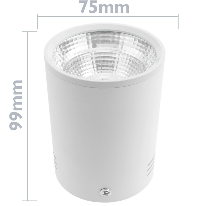 Wasserdichter Einbauring für dichroitische LED-Glühbirne WHITE COLOUR kaufen