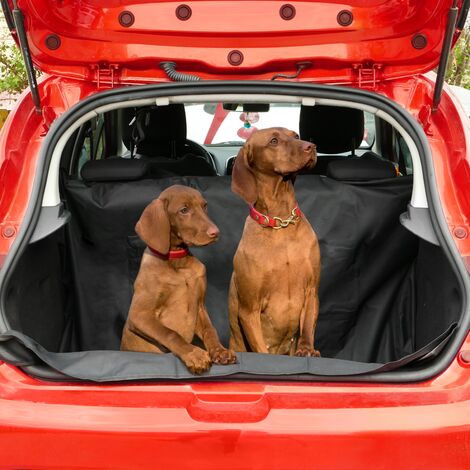 PrimeMatik - Gepolsterter Kofferraum Auto Abdeckung für Hunde. Schondecke  mit Seitenschutz 170 x 183 cm