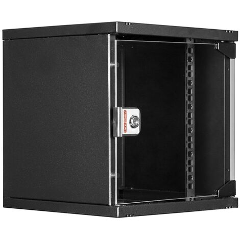 RackMatic Feste Ablage Für 19" Rack, Breite 490 Mm, Tiefe 300 Mm, Schwarzes Metalltablett, Belüftet, Bis 70 Kg Belastbar