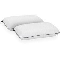 Pack de 2 almohadas TETSU ajustables 40 x 60 cm híbridas con espumas técnicas y gel - ARQYA by MOG CASA