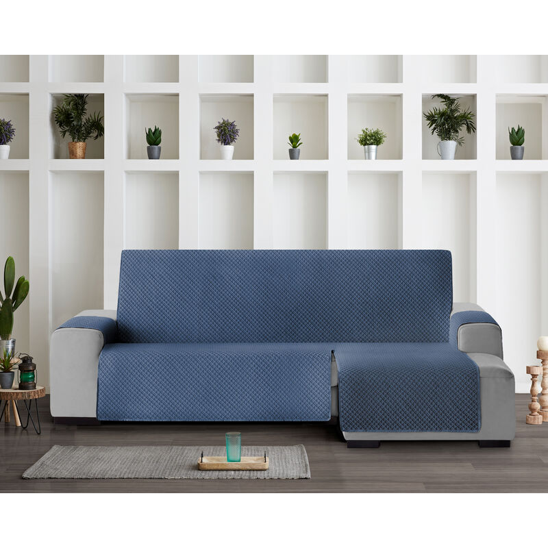 Vipalia Funda cubre sofa acolchado reversible bicolor. Fundas para