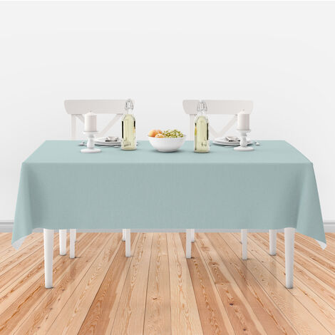 Vipalia - Mantel Resinado Impermeable. Mantel Mesa rectangular grande para  comedor. Mantel antimanchas Hule mesa cocina salon facil de limpiar. Diseño  Botanical. 140 x 250 cm. Color Azul