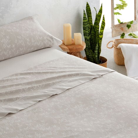 2 Fundas de almohada de algodón blanco cama 150 / 160 cm