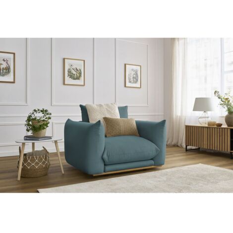 BOBOCHIC - Fauteuil ERNEST Bleu foncé (1/5)
