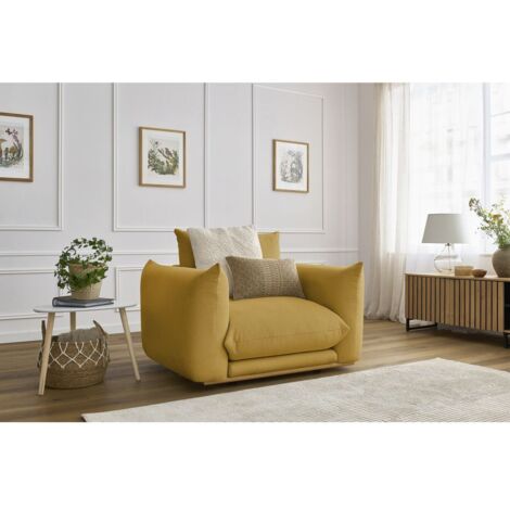 BOBOCHIC - Fauteuil ERNEST Jaune (1/5)