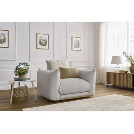 BOBOCHIC - Fauteuil ERNEST Gris clair (1/5)