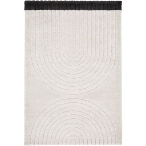 Tapis poils ras MONIQUE motif abstrait