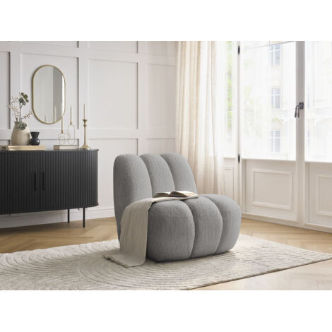 BOBOCHIC - Fauteuil JANISSAIRE Gris clair (1/5)
