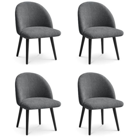 Chaises Scandinaves Pieds Noirs