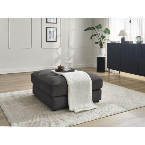 BOBOCHIC - Pouf SIERRA velours Noir (1/5)