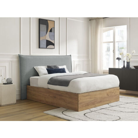 BOBOCHIC - Lit coffre CHARLIE 180x200 Gris (1/5)