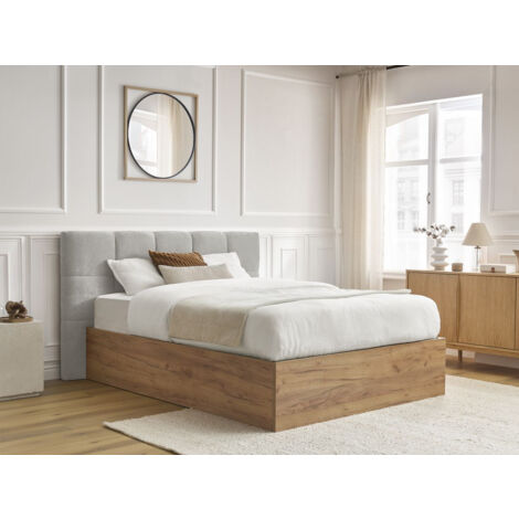 BOBOCHIC - Lit coffre KUMO 180x200 Gris (1/5)