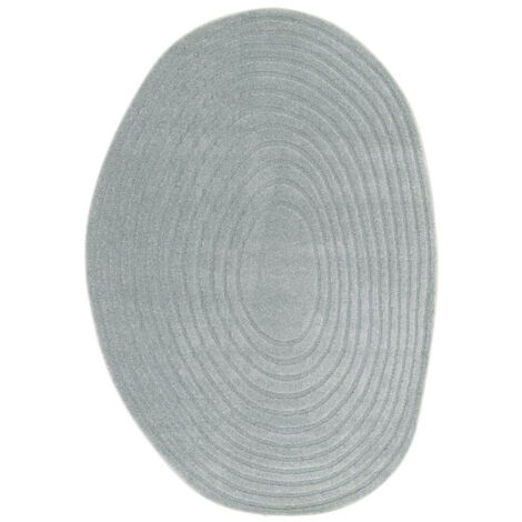 BOBOCHIC - Tapis poils courts BRIAC motif géométrique 160x230 Bleu (1/5)
