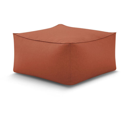 BOBOCHIC - Pouf pour canapé de jardin modulable RIVIERA Orange (1/3)