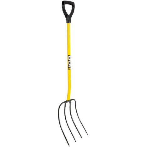 JCB Professional Manure Fork 4 Prong D Handle (1/7)
