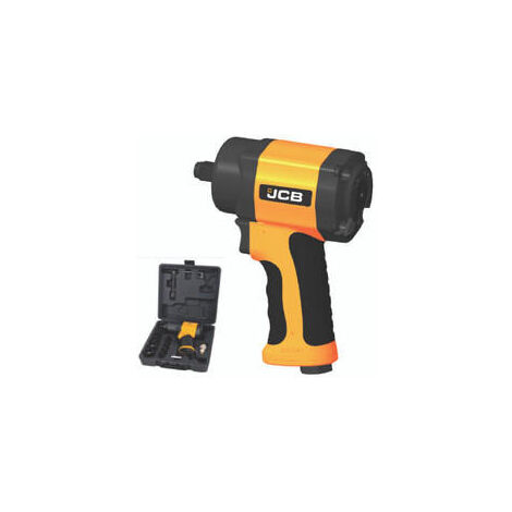 JCB 1⁄2'' Square Drive Air Impact Wrench with Socket Set, 610 / 1200Nm Torque (1/5)