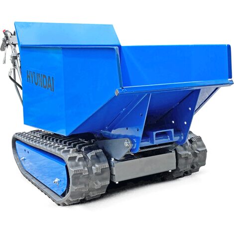 Hyundai 196cc Petrol 500kg Payload Tracked Mini Dumper / Power Barrow / Transporter