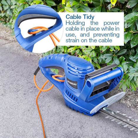 Hyundai 550W 510mm Corded Electric Hedge Trimmer/Pruner