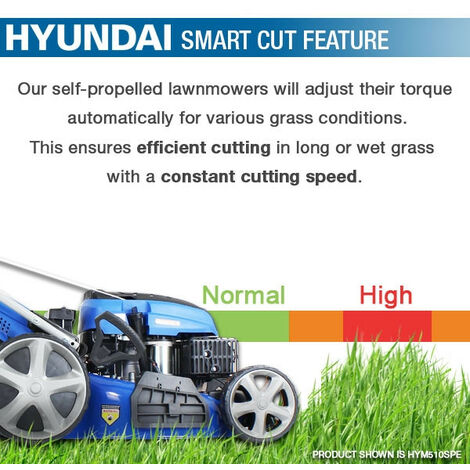 Hyundai 16"/40cm 79cc Petrol Lawnmower | HYM400P