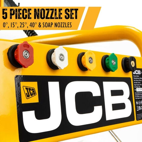 JCB Petrol Pressure Washer 4000psi / 276bar, 15hp JCB engine, Triplex AR pump, 15L/min flow rate : JCB-PW15040P