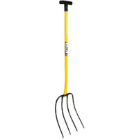 JCB Professional Manure Fork 4 Prong T Handle