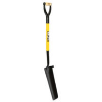 JCB 400 x 180 /110mm Blade Grafting Spade (Newcastle Style) Drain Master, Professional Solid Forged