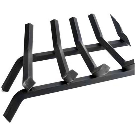 Support De Braises Pour Grille De Cheminée - En Acier - Empêche Les Braises De Tomber - Améliore La Circulation D'air - Pour Foyer Intérieur Et Extérieur