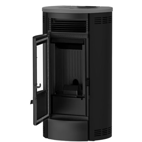 Poêle à granulés étanche Flavia 9,5 kW Noir Sannover