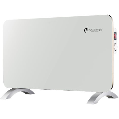 Radiateur Electrique Mobile en Verre Sorimo Sannover 2000 W Blanc (1/2)