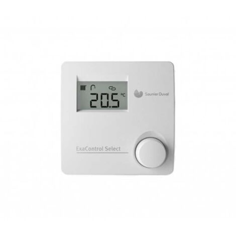 Thermostat d'ambiance filaire modulant – Programmable – Compatible chaudières eBus Saunier Duval depuis 2010 – Économie d'énergie (1/2)