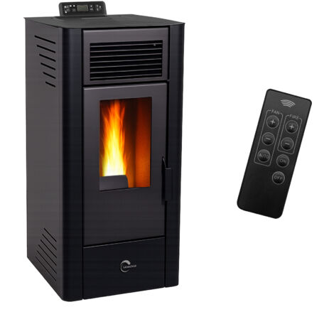 Poêle à granulés étanche Anita 11,6 kW Noir Sannover