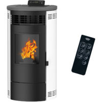 Poêle à granulés Air Flavia 15 kW Blanc Sannover